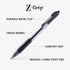 Zebra Pen Z-Grip Retractable Ballpoint Pen - Medium Point (1.0mm), Blue and Black Ink, 36-Pack