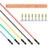 Makeronics Alligator Clip to Breadboard Jumper Wires, 10pcs 12 inch, 22AWG Test Lead