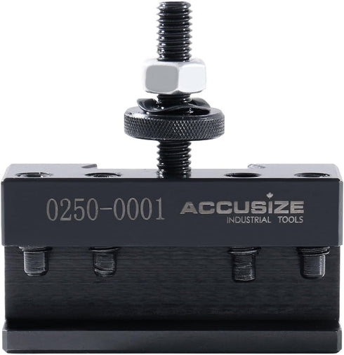 Accusize Industrial Tools Style Oxa Turning and Facing Quick Change Tool Post Holder, 0250-0001