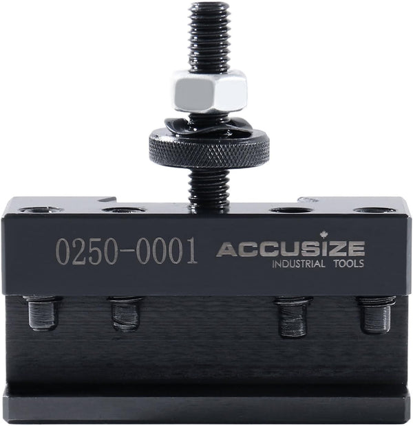Accusize Industrial Tools Style Oxa Turning and Facing Quick Change Tool Post Holder, 0250-0001