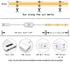 5V 6.56ft/2m 640 Dimmable 6000K 10W 5v Led Strip Lights USB LEDs Touch stepless USB COB LED Strip Light White Flexible