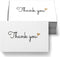 RXBC2011 500 Little Thank You Cards Gold Heart Design Bulk Thank you
