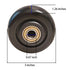 4Pcs 3" 3/8" PU Caster Wheels Heavy-Duty Replacement Wheels for Platform Trucks, Snow Blowers & Grills Axle, Smooth