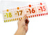 Number Line Bulletin Board Border Rainbow -20 to 100 Classroom Decoration 36ft Roll