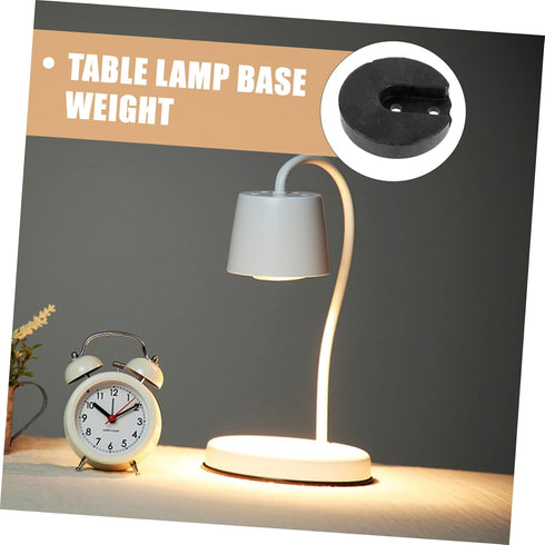 Table Lamp Base Counterweight, Professional Round Weight Stand for Desktop Lamp Display