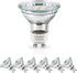 comzler GU10 LED Bulb Dimmable, 50W Halogen Equivalent 2700K Soft White GU10 Replacement, Pack of 6
