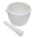 Set, 25oz (750ml) EISCO Porcelain Mortar & Pestle - Heavy Duty - Unglazed Grinding Surface - Excellent for Kitchen