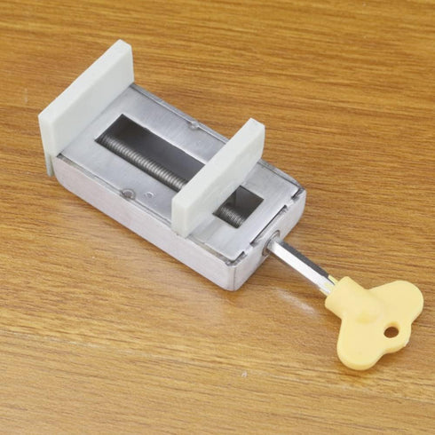 ZaneGear WANLIAN 1PCS Adjustable Door Window Lock Stopper - Thick Sliding Safety Anti Theft Security Lock for Children
