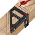 Imperial 3D Multi-Angle Measuring Ruler - 45/90 Degree Aluminum Alloy Woodworking Square Protractor, Miter Triangle
