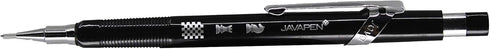 Java Pen Chess Triangle Mechanical Pencil, Black and White + 0.5mm B Lead Refill