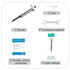 JOANLAB Micropipette 10-100ul Manual Adjustable Single Channel Pipettes with 600pcs Pipette Tips