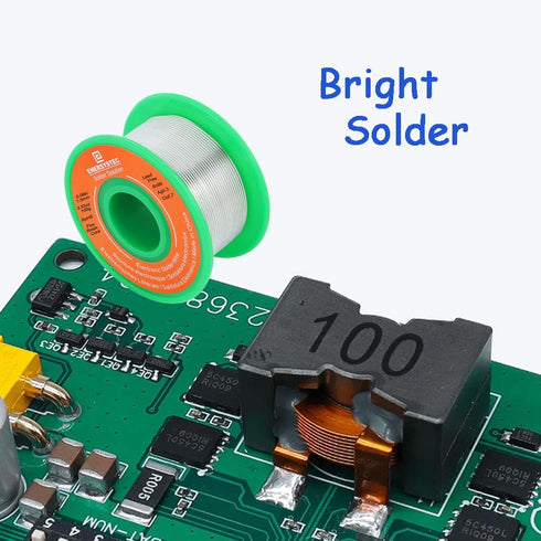 Solder Wire Lead-Free Electronics Alloy, 100g, Rosin Core No Clean for Electrical Soldering