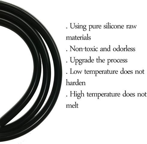 YXJYXJ 1/2" 5/8" OD-25ft, Silicone Tubing ID x Food Grade Silicon Tube Flexible High Temp Pure Silicone Hoses for Home