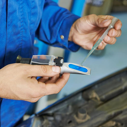 3-in-1 Antifreeze Tester for Checking Freezing Point and Concentration of Ethylene Glycol or Propylene Glycol