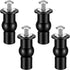 Xinjoduz 4 Set Stainless Steel Toilet Seat Bolts, 10mm Toilet Seat Screws Replacement