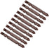uxcell 10 Pcs PH2/SL6 Magnetic Double Ended Screwdriver Bits, 1/4 Inch Hex Shank, 2.56-inch Length S2 Power Tool