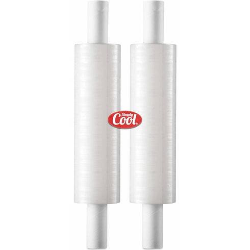 Stretch Wrap with Handle Industrial Strength 2 Pack 11" x 1000 Ft 60 Gauge Thick Shrink Wrap Roll for Moving Supplies