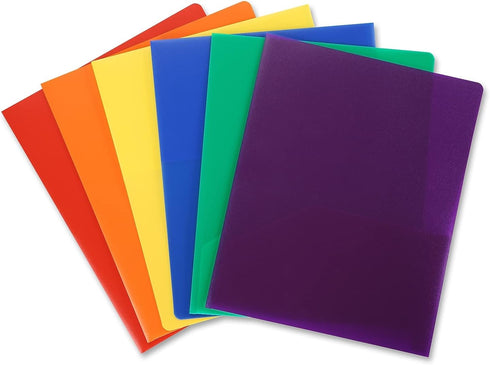 Business Source 20880 Poly Portfolio, 2 Pocket, LTR, .3mil, Blue