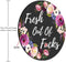 Smooffly Funny Circular Mousepad, Fresh Out of f CKS Round Mouse Pad, Cute Desk Accessory, Size 7.9 x 7.9 x 0.12 Inch