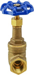 Midline Valve I44U256 Long Bonnet Gate Valve with Wheel Handle, Heavy Duty, Lead-Free, 3/4 in. FIP