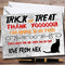 The Card Zoo Trick Or Treat Black Cat Personalized Halloween Personalized Halloween Party Thank You