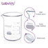 4pcs 500ml Upgraded Thick Glass Beakers, Griffin Low Form Beaker Set with Double Scale, 3.3 Boro