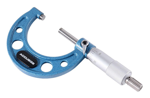 Accusize Industrial Tools Ultra-Precision Outside Micrometer, 1-2 inch by 0.0001'', Eg00-0002