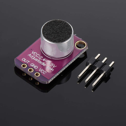 6 Pieces Electret Microphone Amplifier Module MAX4466 - Adjustable Gain Blue Breakout Board
