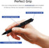 MONAMI FX 153 Retractable Ballpoint Pen, Medium Point (1.0mm), Smudge-Free Ultra Smooth F5 Ink, Black, 12-Count