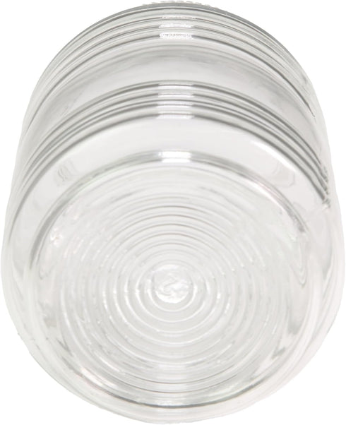 3-Inch 924076 Jelly Jar Light Replacement Glass, Clear Cylinder, Opening Design House