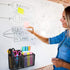 Magnetic Pencil Holder, Metal Strong Magnet Pen Cup for Whiteboard, Refrigerator, Locker Accessories, Classroom Supplies