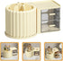 Rotating Pen Holder - Convenient Makeup Brush Organizer and Desktop Pen Supply Holder for Office