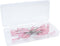 20 Pack 20Ga 1.5 Inch Blunt Tip Dispensing Needles, Pink Plastic Syringe Tapered Luer Lock for Industrial Use
