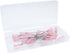 20 Pack 20Ga 1.5 Inch Blunt Tip Dispensing Needles, Pink Plastic Syringe Tapered Luer Lock for Industrial Use