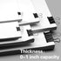 Binder Clips Paper Clamps, 300 Pack, Assorted Sizes (Black), Jumbo, Large, Medium, Small, Mini, Micro