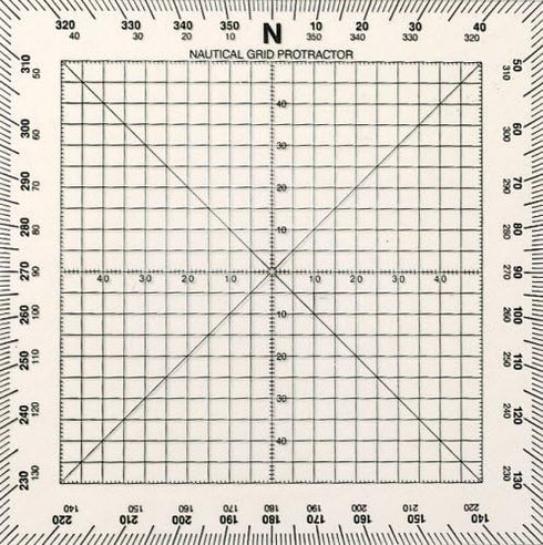 Weems & Plath Marine Navigation Square Protractor (5-Inch)