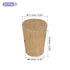 MECCANIXITY Tapered Cork, 11.1x8.3x15.9mm Natural Wooden Leakproof Soft Cork Stoppers for Wine Beer Bottle Crafts Corks Plug Replacement Laboratory Supplies, Dark Wood Color, Pack of 25