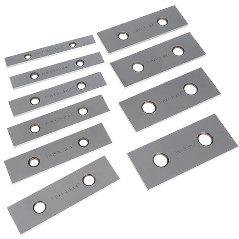 kimllier 10Pairs 1/8 x 4 Inch Steel Parallel Set, Accuracy Gage Gauge Block