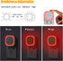 YUNLEX 4 Pack 0% 3-Level Red Night Light with Dusk to Dawn Sensor, Eye-Care Reflected Glow, Blue Light True Red LED