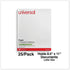 Universal UNV56613 2-Pocket Portfolio, 11 in. x 8.5 in., Embossed Leather Grain - Assorted (25/Box)