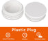 16mm (5/8 Inch) 10 MewuDecor Round Plastic Plug, Round White Plastic End Cap, Hardware Plugs, Pipe Tubing End Cap