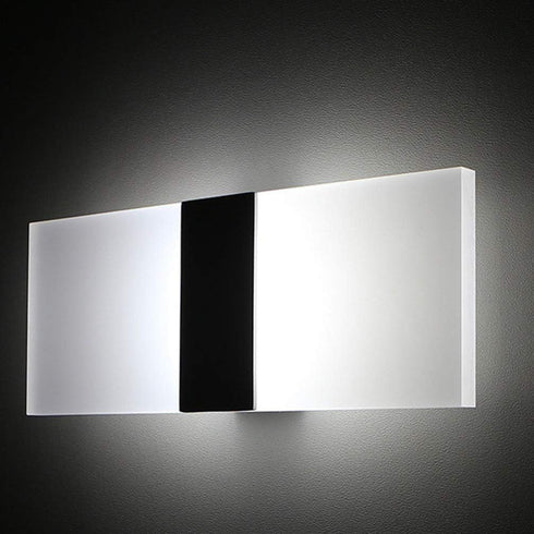 Mobestech LED Wall Light Modern Acrylic Wall Sconce Rectangle Wall Lamp for Bedroom Living Room Stairway Hotel Hallway