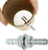 Beduan 1/4" Stainless Steel Thru-Bulk Hose Barb Straight Hex Union Bulkhead Fitting