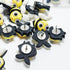 Cute Bee Push Pins Decorative Thumbtacks - JruiZhp 20 Pcs Creative Drawing Pins for Office Accessories, Whiteboard