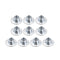 uxcell M10x25x1.8mm Brad Hole Tee Nut - Carbon Steel T-Nuts Furniture Hardware, 10pcs