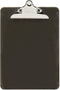 Universal UNV40306 1.25 in. Clip Capacity Plastic Clipboard, 8.5 in. x 11 in., Translucent Black