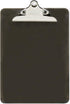 Universal UNV40306 1.25 in. Clip Capacity Plastic Clipboard, 8.5 in. x 11 in., Translucent Black