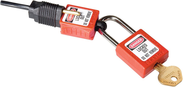 Master Lock S2005 Lockout Tagout Electrical Prong Plug Lockout