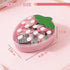 Anruiqiao Set 12-Piece Cute Strawberry-Shaped Mini Stationery for Kids Students Pink Kawaii Desk Supplies Kit Including