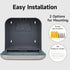 200 9.5" 3.5" JETWELL Multifold Paper Towel Dispenser, Wall Mount Tissue Dispenser with Smart Lock, Sheets ABS Plastic